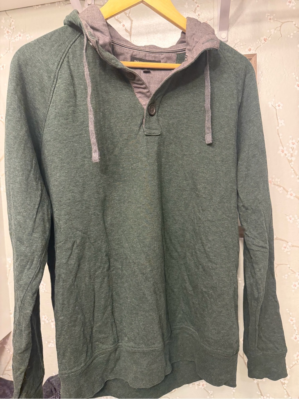 Banana Republic Hooded Henley Pullover